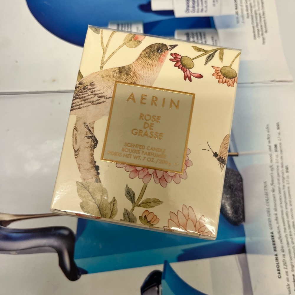 AERIN Rose De Grasse Perfume Scented CANDLE 7 oz Estee Lauder RARE NeW Boxed